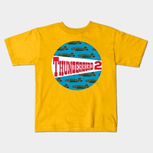 Thunderbird 2 Aircraft Thunderbirds TV Original Series Virgil Tracy Kids T-Shirt